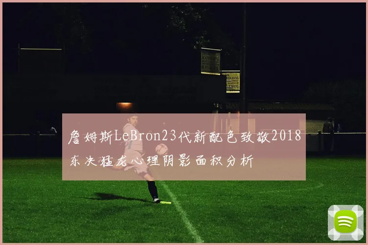 詹姆斯LeBron23代新配色致敬2018东决猛龙心理阴影面积分析