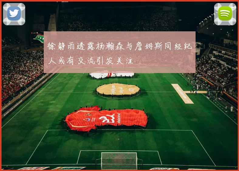 徐静雨透露杨瀚森与詹姆斯同经纪人或有交流引发关注